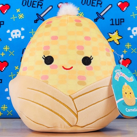 Squishmallow Cornelias the Corn 7" UltraSoft Stuffed Food Toy Plush NWT - Picture 1 of 12
